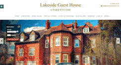 Desktop Screenshot of lakeside-guesthouse.com