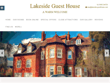 Tablet Screenshot of lakeside-guesthouse.com